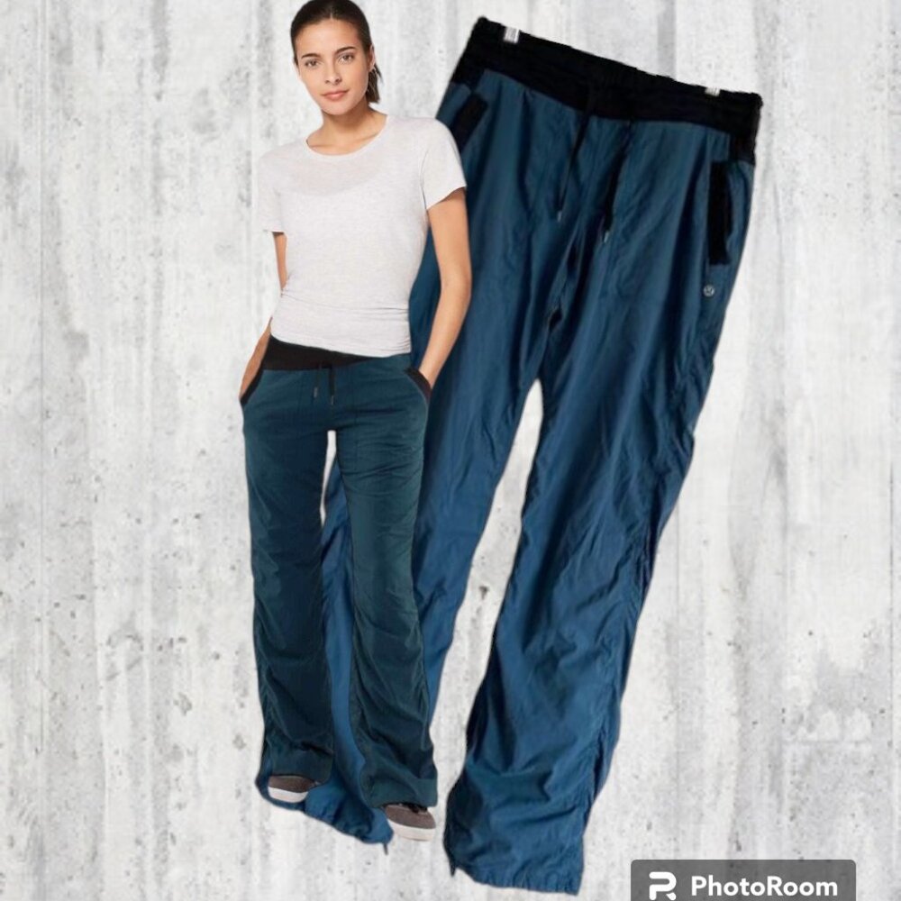 Women’s Teal Wide-Leg Active Pants